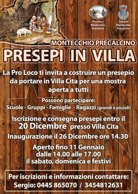 presepi in Villa Cita